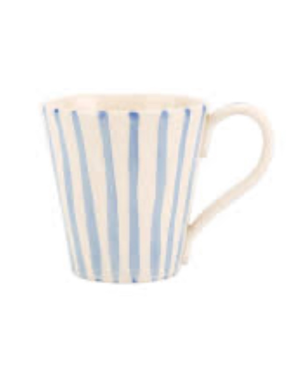 Vietri blue Stripe Ceramic Coffee Mug